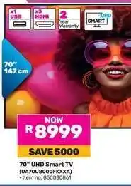 Game 70 UHD Smart TV (UA70U8000FKXXA) offer