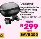 Game Volkano Sugar-Cube Active Noise Cancelling True Wireless Earphones offer