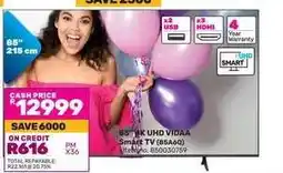 Game 85 4K UHD VIDAA Smart TV (85A60) offer