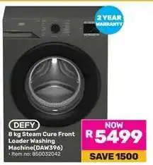 Game DEFY 8 kg Steam Cure Front Loader Washing Machine (DAW396) offer