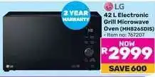 Game LG 42 L Electronic Grill Microwave Oven offer