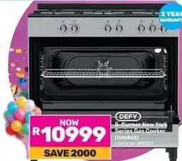 Game Defy 5-Burner New York Series Gas Cooker offer