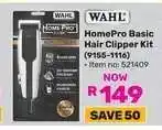 Game Wahl HomePro Basic Hair Clipper Kit 9155-1116 offer