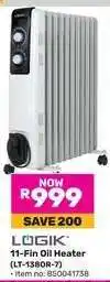 Game LOGIK 11-Fin Oil Heater offer