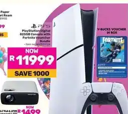 Game PlayStation Digital 825GB Console with Fortnite Voucher Bundle offer