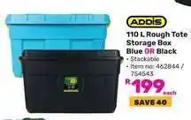 Game ADDIS 110 L Rough Tote Storage Box offer