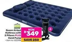 Game Queen Airbed Mattress with 2 Pillows PLUS Hand Pump offer