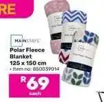 Game Mainstays Polar Fleece Blanket offer