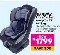 Game Safeway Indra Car Seat offer