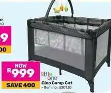 Game Cleo Camp Cot offer