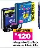 Game Always Quattro Pads Assorted 32s or 36s offer