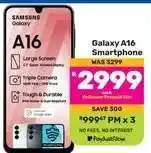 Game Galaxy A16 Smartphone offer