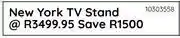 Bradlows New York TV Stand 10303558 offer