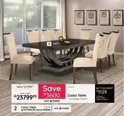 Bradlows Cassa Table + 8 Cassa Chairs Combo offer