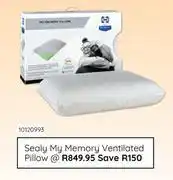 Bradlows Sealy My Memory Ventilated Pillow 10120993 offer