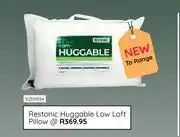 Bradlows Restonic Huggable Low Loft Pillow 10319594 offer