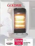 Bradlows Goldair Oscillating Heater GQH1200 10111581 offer
