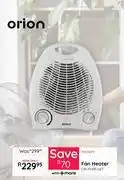 Bradlows Orion Fan Heater OR-FH01-WT 10321829 offer
