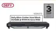 Bradlows Defy 60cm Cooker Hood (Black) DCH60B 10296570 offer