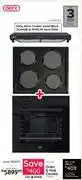 Bradlows Defy Oven & Hob Combo DCB838/E 10127074 offer