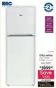 Bradlows KIC 170Ltr White Top Freezer Fridge KTF518-2WH 10283508 offer
