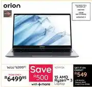Bradlows Orion 15 AMD Ryzen 3 Laptop offer