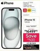 Bradlows Apple iPhone 15 128GB 10293077 offer
