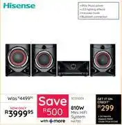 Bradlows Hisense 810W Mini HiFi System HA700 1311009 offer