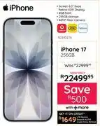 Bradlows Apple iPhone 17 256GB 10310274 offer