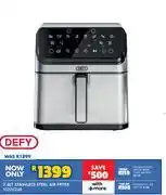 Russells Defy 7.6L Stainless Steel Air Fryer 10302348 offer