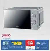 Russells Defy 20L Manual Microwave DMO381 10124950 offer
