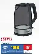 Russells Defy Tinted Glass 1.7L Kettle WK5300G 10301351 offer