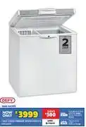 Russells Defy 195L Chest Freezer White DMF470 10016010 offer