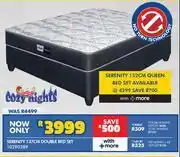 Russells Cozy Nights Serenity 137cm Double Bed Set 10290289 offer