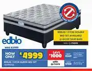 Russells Edblo Berlin 152cm Queen Bed Set 10199254 offer