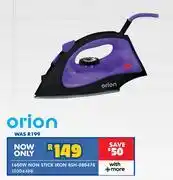 Russells Orion 1600W Non Stick Iron RSH-0808478 10304488 offer
