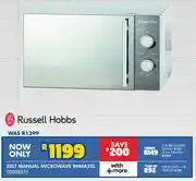 Russells Russell Hobbs 20L Manual Microwave RHMA20L 10058511 offer