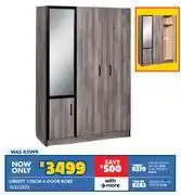 Russells Liberty 120cm 4 Door Robe 10323333 offer