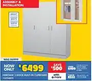 Russells Heritage 3 Door Built-In Cupboard 10094899 offer