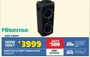 Russells Hisense Bluetooth DJ Party Speaker HP300 10309227 offer