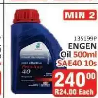 KitKat Cash and Carry ENGEN Oil 500ml SAE40 10s offer