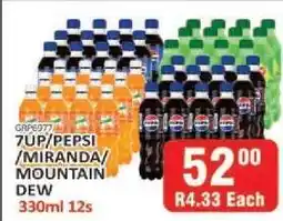 KitKat Cash and Carry 7UP/Pepsi/Miranda/Mountain Dew offer