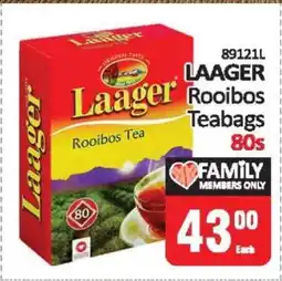 KitKat Cash and Carry LAAGER Rooibos Teabags 80s offer