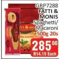 KitKat Cash and Carry Fatti & Monis Spaghetti/Macaroni offer