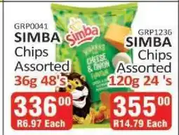 KitKat Cash and Carry SIMBA Chips Assorted 36g 48's offer