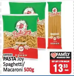 KitKat Cash and Carry PASTA Joy Spaghetti/Macaroni 500g offer