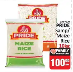 KitKat Cash and Carry PRIDE Samp/Maize Rice 10kg offer