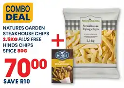 Econo Foods Natures garden steakhouse chips plus free hinds chips spice offer