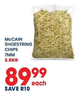 Econo Foods Mccain shoestring chips offer