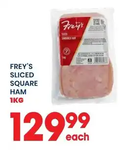 Econo Foods Frey's sliced square ham offer